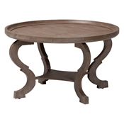 Baxton Studio Madrona French Country Antique Brown Wood Coffee Table